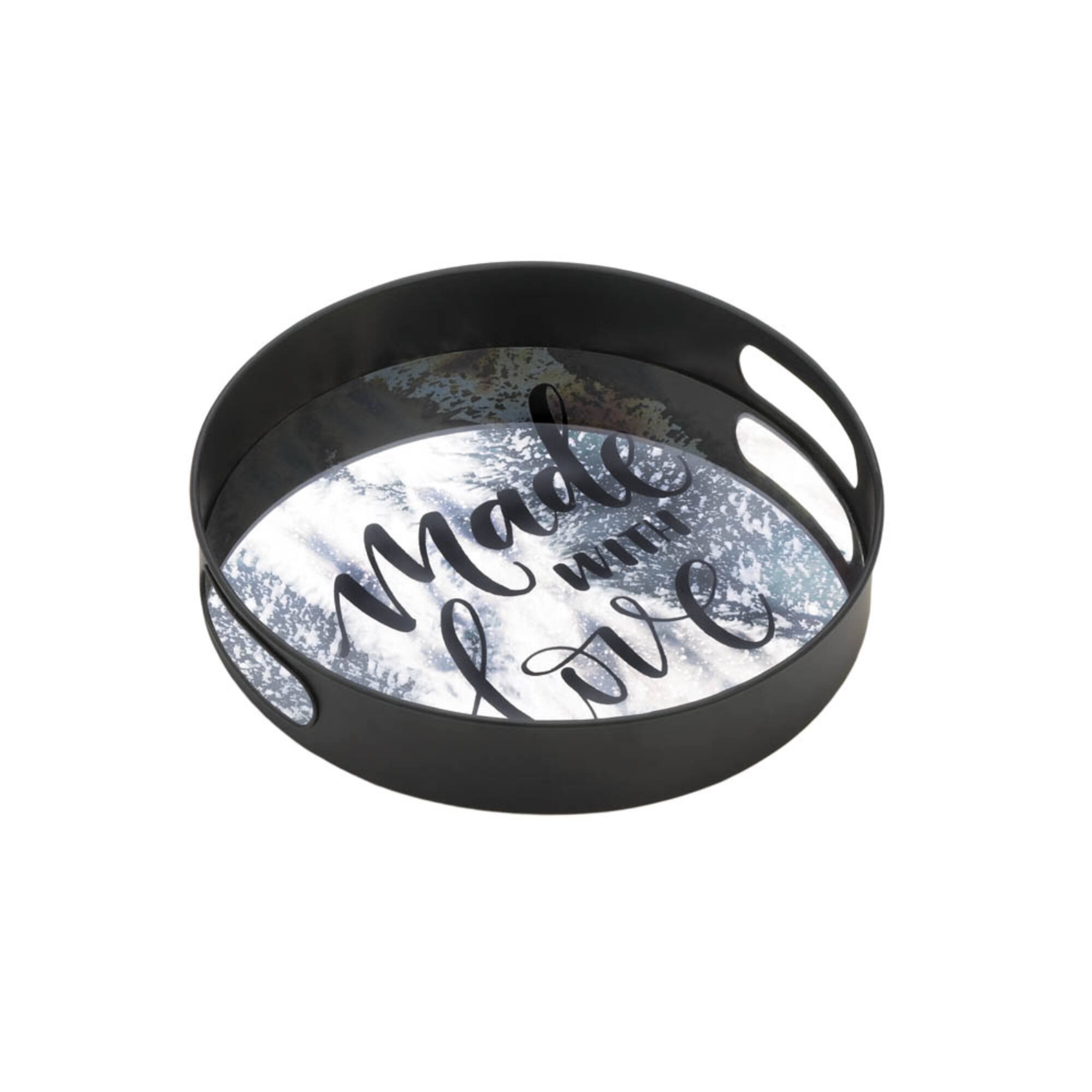 12" Nikki Chu Summerville Made with Love Mirror Tray